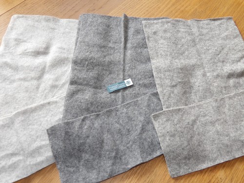 Recycled pure cashmere fabric - recycled,