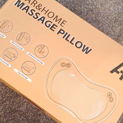 Shiatsu heated massage pillow - shiatsu,