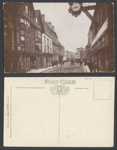 Winchester high street scene - street,