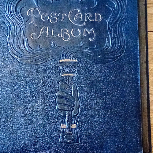 Vintage postcard album early - album,