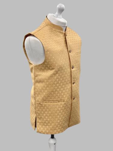 Men shell design - pale, gold