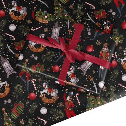 Christmas nutcracker wrapping - christmas,
