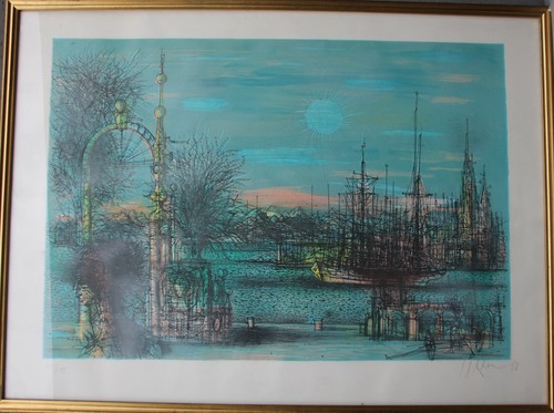 Jean carzou lithograph - -,