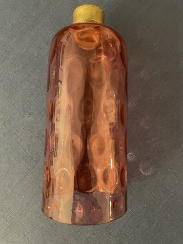 Cranberry glass lamp - glass, shade