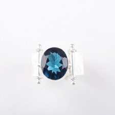 London Blue Topaz Gemstone 925