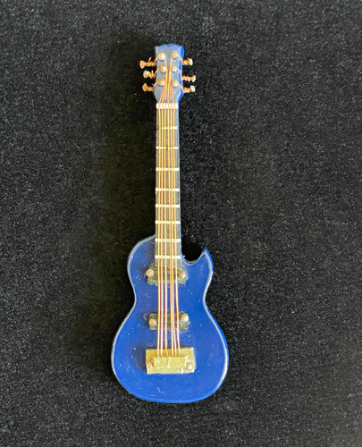 Miniature blue gibson les - miniature,