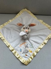 Disney Store Thumper Yellow Rabbit Baby Comforter Soother And His Little Friends
