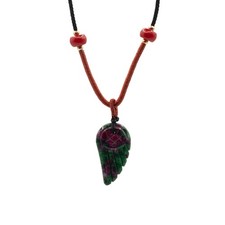 Cord Necklace Gemstone Pendant