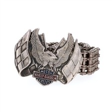 Vtg 70s Baron Easy Rider Harley Primary Chain Motorcycle Belt 32 34 Biker Buckle