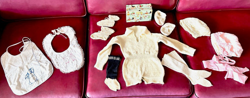 Lot vtg 1910 - lot, infant/doll