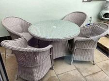 Rattan Dining Set 4 Seater