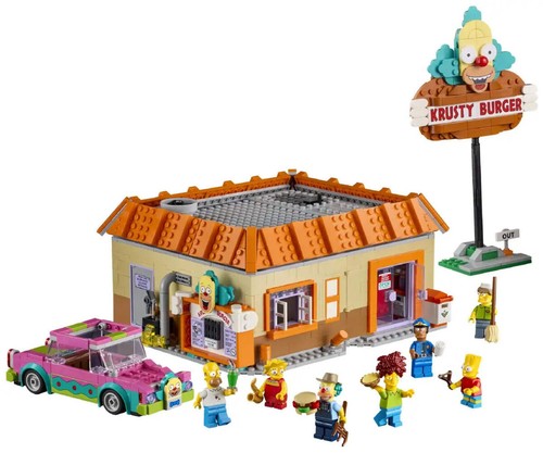 Simpsons cartoon burger - simpsons,