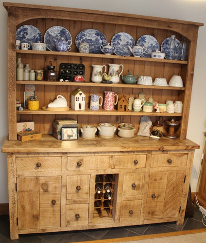 Large vintage rustic pine - vintage,