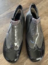 Rieker Womens Boots Zipped Ankle  Faux Fur Cuff Ankle Boots L4696-00 Grey/Black