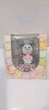 Treasured Pals Sam Bear Figurine Ltd Edition Retired 2000 Boxed USA Patriotic