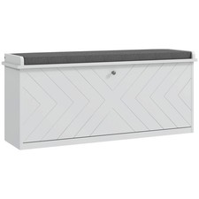 HOMCOM Shoe Bench with Flip