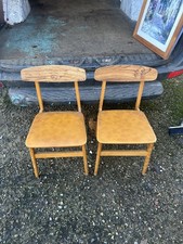 Mid Century Dining Chairs x 2