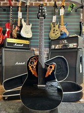 Ovation Pro Series 2778AX-5 Standard Elite Black Electro-Acoustic Guitar