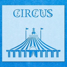 Circus Tent Sign Stencil