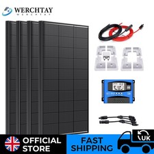 100W 120W 170W 200W Solar Panel Kit 12V With Mounting Brackets RV Caravan camper