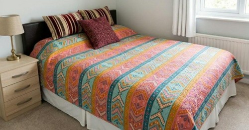 Boho reversible quilted - reversible,