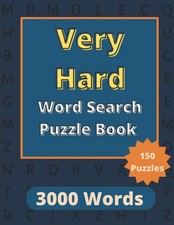 Very Hard Word Search Book for