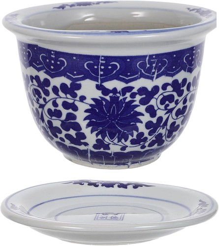 Blue white chinese porcelain - white,