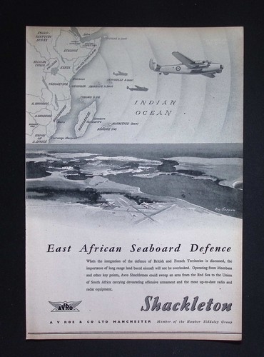 Original 1950 advert avro - 1950,