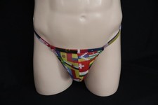 4 Pack of  Large Tan Thru Adjustable  Men's Bikini