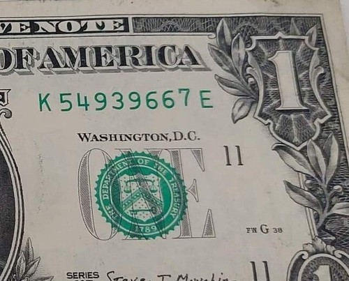Bill misaligned one - $1,