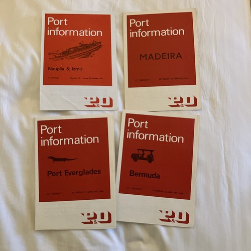 Merchant navy ephemera o - ephemera, p&o