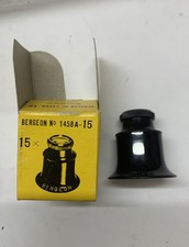 Bergeon 1458-A-15 Watchmakers Double  Eyeglass 15x  Magnification  new old stock