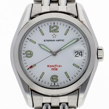 Eterna 1571.41 Eternamatic Kontiki WATCH white SS AT