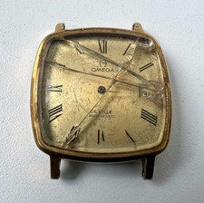 OMEGA DeVille Cal 1010 Automatic Watch Vintage Mens Beige Dial 17 Jewels