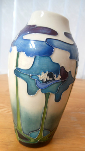 Moorcroft blue heaven vase - moorcroft,