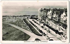 Cliftonville Kent Grosvenor Court Hotel Nr Margate - Real Photo Postcard L25