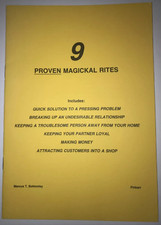 9 Proven Magical Rites - Marcus T Bottomley - Finbarr (very Rare)