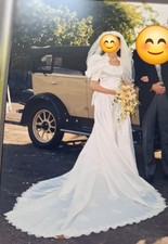 Vintage Ivory Wedding Dress