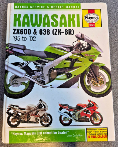 Genuine kawasaki zx6r haynes - genuine,