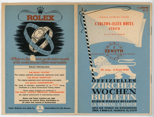 1940s zurich zenith tudor - zurich,
