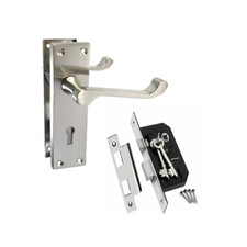 Satin nickel victorian scroll - nickel,