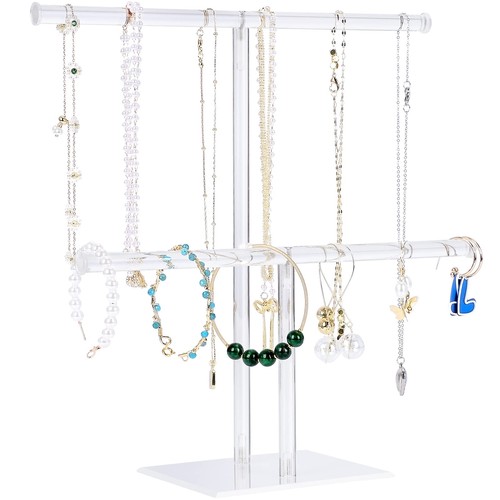 Clear tier jewelry - jewelry, organizer