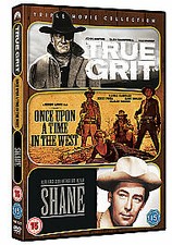 True Grit/Once Upon a Time in the West/Shane DVD (2011) John Wayne, Hathaway