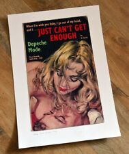 DEPECHE MODE - JUST CAN'T GET ENOUGH - POP PUNK POSTER - Limited to 50 pieces