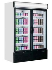 NEW UPRIGHT DOUBLE TWIN GLASS