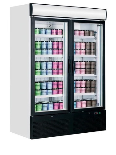 New upright double twin glass - double,