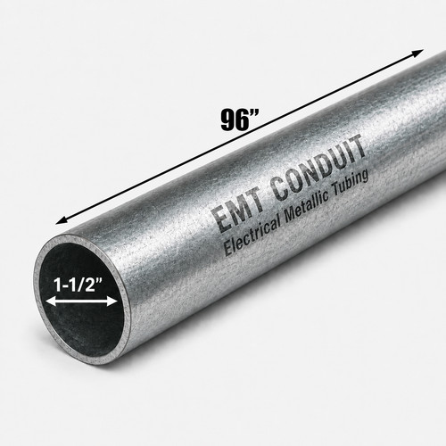 Galvanized steel emt - 1-1/2",