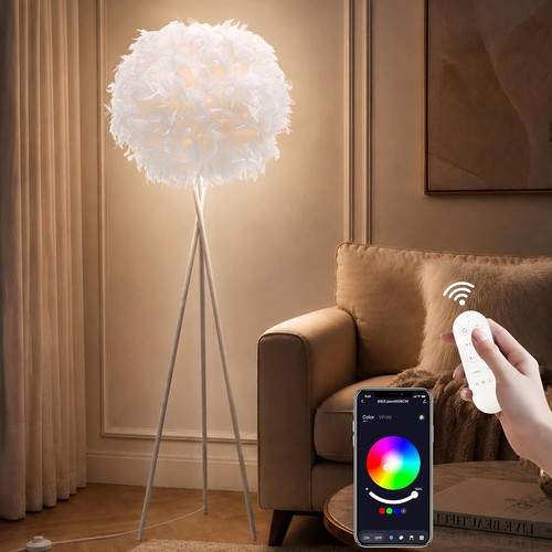 Smart tripod floor lamp with - lamp,