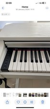 Chase CDP 245 WH white digital piano and white piano stool For Sale £275