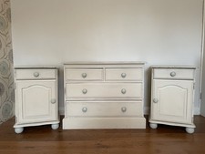 Shabby Chic Solid Pine Bedroom Furniture Set